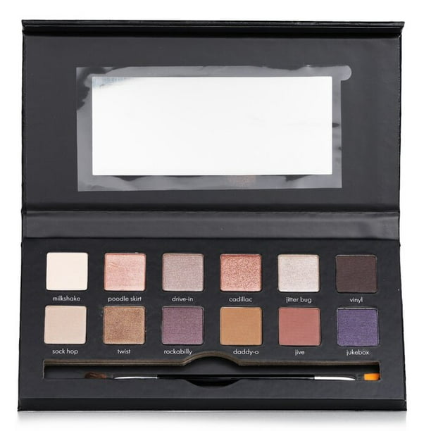 Paleta de sombras de ojos YBF Beauty Rock The Croc con 12 sombras
