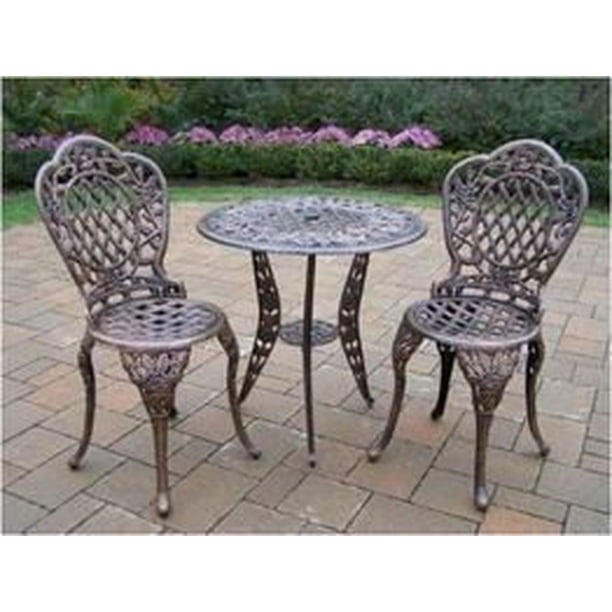 Rose 3Piece Bistro Patio Sets Reviews Outdoor Patio Bistro Sets