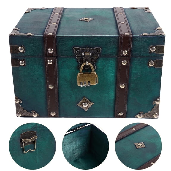 TABLETREANDS 1Set Decorative Box with Lock for Photography and Decor