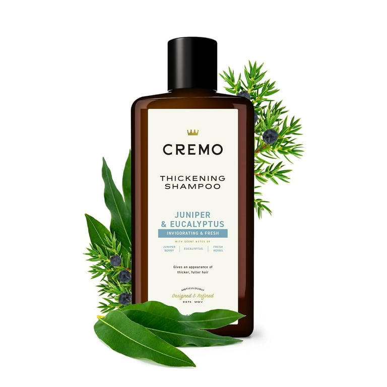 Cremo Juniper & Eucalyptus Thickening Shampoo, 16 oz, 2 Pack