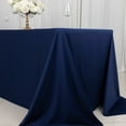thumbnail image 4 of BalsaCircle 90x132 in Navy Blue Scuba Polyester Rectangle Tablecloth Party Events Decorations, 4 of 8