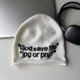 thumbnail image 4 of Multiple Color Teens Beanie Hat Elastic Windproof Letter Pattern Hat Ear Protector Hat Winter Cycling Skiing Supplies, 4 of 4