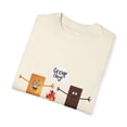 thumbnail image 3 of Funny Group Hug Smores Chocolate Marshmallow Unisex Garment-Dyed T-shirt, 3 of 4