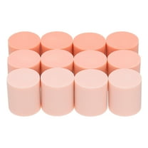 Uxcell Pencil Erasers, 12 Pcs Rubber Round Gradient Mini Cute Erasers, Pink