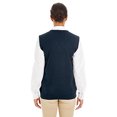 thumbnail image 2 of The Harriton Ladies Pilbloc V-Neck Sweater Vest - DARK NAVY - L, 2 of 2