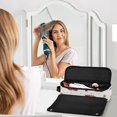 thumbnail image 6 of Hair Tool Organizer Bag with Heat Resistant Mat Removable Travel Storage Case for Hot Air Brushes Curling Irons Red Fire Trucks Pattern, 6 of 8