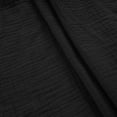 thumbnail image 5 of Feancey Womens Button Down Gauze Shirt Roll Up Long Sleeve Linen Blouses Dressy Casual Business Work Tops Loose Fit Summer Beach Shirts Black L, 5 of 7
