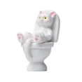 thumbnail image 1 of Zmoon Toilette Assise Allongée Toilette pour Animaux de Compagnie Dessin Animé Paysage Poupée Ornements, 1 of 2