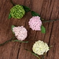 thumbnail image 1 of maskred Artificial Snowball Flower Simulation Flower Ball Decor Home Office Cloth Plant, 1 of 6