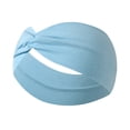 thumbnail image 2 of Fabrcox Headbands Men Women Elastic Non Slip Knotted Sweatbands Soft Stretchy Basketball Tennis Workout Sports Unisex Hair Bands, 2 of 4