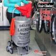 thumbnail image 3 of dbest products 38 Inch Stair Climber Trolley Dolly with Laundry Hamper, Grey, 3 of 6