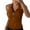 Brown, variant on Women's Tops Nylon Top plus Size All Womens Ladies Fashion Tops Women Women's Lapel Zipper Sleeveless Solid Color Stripe Vest T Shirt