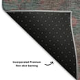 thumbnail image 5 of Addison Rugs Mayfield Premium Machine Washable Transitional Panels Teal Rectangle Rug, 10' x 14', 5 of 7