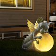 thumbnail image 5 of Dragon Statue Jardin Figurine Solaire Ledli, 5 of 5