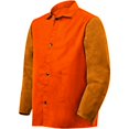 thumbnail image 1 of Steiner 1250-X 30-Inch Jacket, Weldlite Plus Orange Flame Retardant Cotton, Brown Cowhide Sleeves, Extra Large, 1 of 1