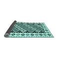 thumbnail image 2 of Ahgly Company Indoor Rectangle Southwestern Light Blue Country Area Rugs, 8' x 12', 2 of 4