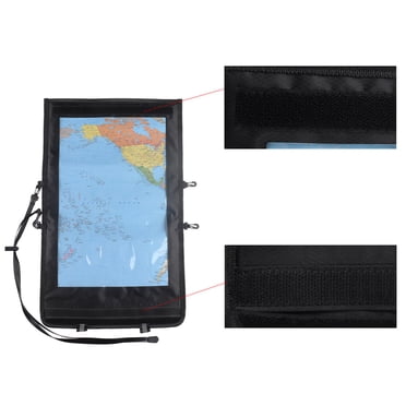 Waterproof Map Case - TPU Map Storage Pouch For Hiking, Camping, Outdoor Navigation