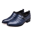 thumbnail image 7 of YUEHUA Mens Dress Shoes Casual Business Oxford Derby Orthopedic Leather Shoes Simple Lace-up Walk Loafers Flats Shoes for Men, 7 of 7
