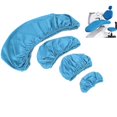 thumbnail image 4 of Housse de protection pour fauteuil dentaire, lavable et hautement élastique, avec coussin et appuie-tête, bleu clair (L), 4 of 4