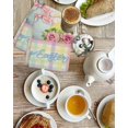 thumbnail image 4 of Easter Kitchen Dish Towels for Drying Dishes Set of 3, Vintage Colorful Bunny Eggs Flowers Polka Dot Plaid Waffle Weave Microfiber Hand Tea Bathroom Towels Quick Dry & Absorbent Towel 15.7x23.6, 4 of 7