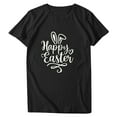 thumbnail image 2 of AXXD Easter Shirts For Girls,Printing Short Sleeves Round-Neck Loose T-Shirt Bunny Tops For Womens Big&Tall New Arrival Size 6, 2 of 4