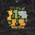 thumbnail image 4 of Inktastic First Birthday Safari Jungle Animals Boys or Girls Baby Bodysuit, 4 of 5