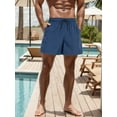 thumbnail image 6 of GIRUNS Men's 2 in 1 Hybrid Shorts Summer Quick Dry Running Athletic Stretch Gym Beach Short, 6 of 6