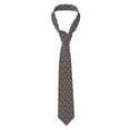 thumbnail image 1 of Balery Forest Cute Owl Corbata Clásica de Seda para Hombre, Corbata Tejida Jacquard, Corbatas Formales para Negocios y Bodas, 1 of 7