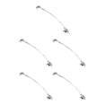 thumbnail image 3 of Eigraketly 10 Uds. Cable de línea de pesca líderes conector de pesca giratorio con caja de aparejos de pesca de acero inoxidable a presión Type5 NO5, 3 of 6