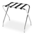 thumbnail image 5 of Whitmor 14.9" x 26.1" x 21.1" Chrome Metal Luggage Rack, 5 of 8
