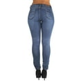 thumbnail image 4 of Fashion2Love Plus Size Classic Ripped Distressed Destroyed Skinny Jeans, 4 of 8