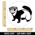 thumbnail image 2 of Friendly Ferret Self-Inking Rubber Stamp Ink Stamper - Fuchsia Ink - Small 3/4 Inch, 2 of 7