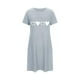 thumbnail image 5 of Camisón corto de talla grande para mujer, camisón de manga corta con estampado de pecho a la moda, camisón para mujer, 5 of 5