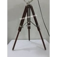 thumbnail image 4 of Vintage Nautical Table Searchlight Lamp Wooden Stand Lighting Spotlight, 4 of 4