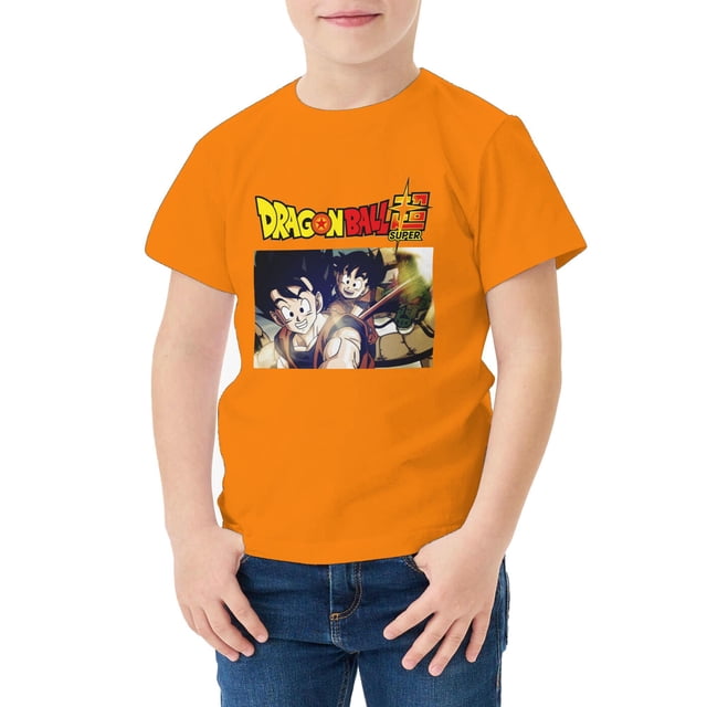 Camiseta Algodón de DBZ para niños