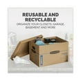 thumbnail image 3 of Bankers Box SmoothMove Classic Medium Moving Boxes, 8 Pack, Tape-Free Assembly, Easy Carry Handles, 18" x 15" x 14", 3 of 3