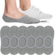 thumbnail image 1 of Xiao Hua 15 pares de calcetines invisibles para mujer - Tobilleros bajos antideslizantes - Calcetines invisibles para uso casual y formal - Suaves y elásticos, color gris, 1 of 2
