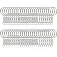 thumbnail image 2 of Metal Split Keychain Ring Parts 50 Key Chains With 25mm Open Jump Ring And Connector Make Your Own Key Ring Office&Craft&Stationery, 2 of 4