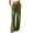 Army Green-1, variant on Gytharion Ribble Knitted Lounge Pants for Women Soft Comfy Slacks with Pockets Solid Casual Drawstring High Waisted Straight Leg Trousers