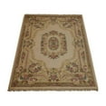 thumbnail image 3 of Rugsotic Carpets Hand Knotted Aras, Oriental Wool Area Rug, Beige, 5'x8', 3 of 5