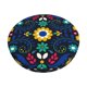 thumbnail image 1 of Disketp Colorful Mexican Flower Funda Redonda para Taburete, Funda de Cojín para Silla de Bar Suave y Elástica-12 inch, 1 of 7
