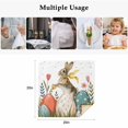 thumbnail image 5 of Easter Bunny Eggs Cloth Napkins, Spring Tulip Daisy Flowers Leaves Country Washable and Reusable Dinner Napkins Set of 2, Table Napkin for Kitchen Party Birthday Wedding Hotel Housewarming 20"x20", 5 of 9