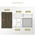 thumbnail image 3 of CAMPINGMOON SOLO-202 Foyer Compact pour Cuisson Intérieure et Extérieure, Acier Inoxydable, Portable avec Sac de Rangement, Options de Taille (P/G), Charge Max 10 kg, 3 of 7