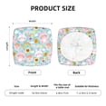 thumbnail image 5 of Kdxio Chair Seat Covers Love You Rabbit Print Chair Covers for Dining Room Square Washable Chair Protector Seat(Two Pieces), 5 of 8