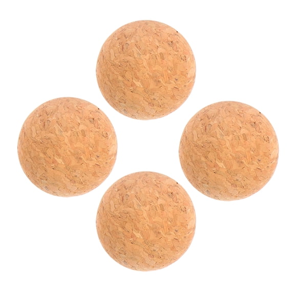 MERRYHAPY Chic Wooden Cork Balls Wine Bottle Stoppers for Home 4Pcs