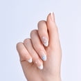 thumbnail image 2 of Kiss Impress Press On Nails Almond, ‘Aura’, White, Medium Length, 30 Count, 2 of 11