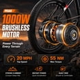 thumbnail image 6 of 26 Inch Electric Bike,250W 26" EBike for Adults Teens,48V Removable Battery, 3 Riding Modes, Front Suspension Disc Brake,Up to 40Miles Range, 6 of 9