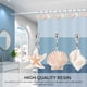 thumbnail image 5 of Naiovety Juego de ganchos colgantes con forma de concha de estrella de mar, juego de ganchos colgantes de acero inoxidable, juego de ganchos dobles para Juegos de accesorios de baño Numero 3 Naiovety HA025013-03, 5 of 6