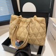 thumbnail image 2 of Puffy Hobo Bag Bolso Mujer Nylon Mano para El Viajes Compras, 2 of 9