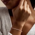 thumbnail image 2 of Ross-Simons 14kt Rose Gold Double Oval-Link Bracelet, Women's, Adult, 2 of 6